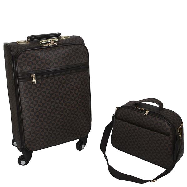 2IN1 MONOGRAM TRAVEL LUGGAGE SET