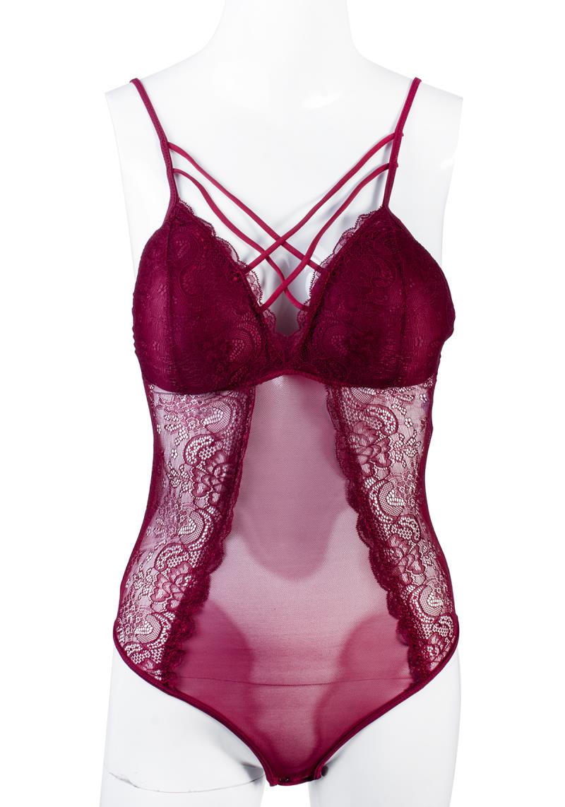 LINGERIE TEXTURE DESIGN BODY SUIT
