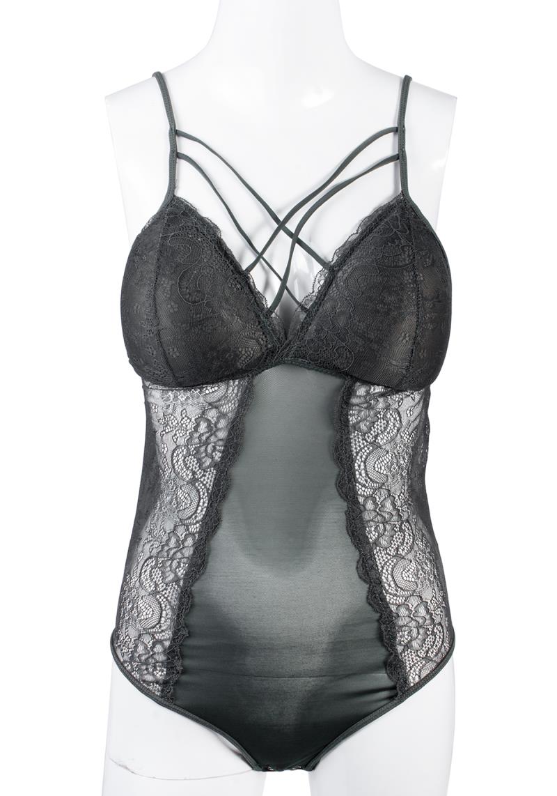 LINGERIE TEXTURE DESIGN BODY SUIT