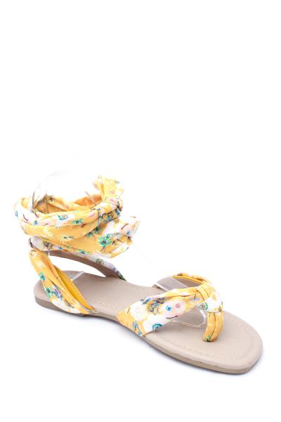 FLORAL STRING ANKLE SANDALS 18 PAIRS