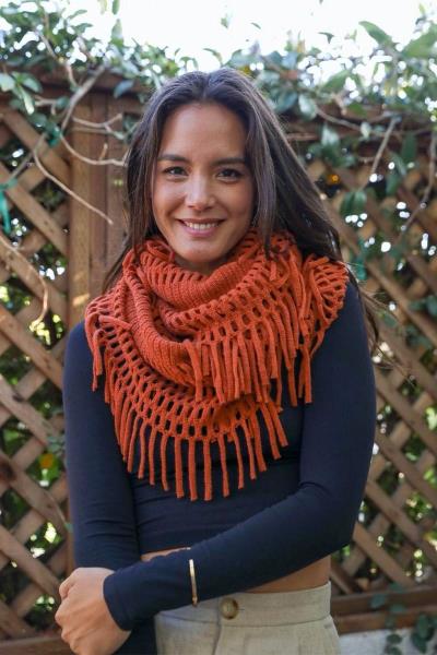 FRINGE INFINITY SCARF