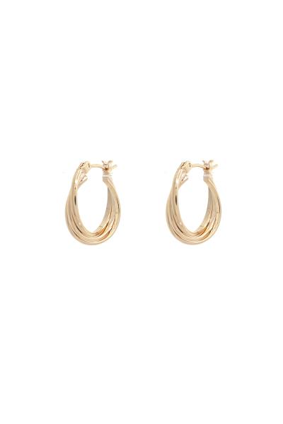 TRIPLE HOOP METAL EARRING