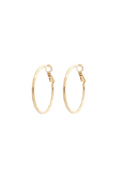 14K GOLD DIPPED HOOP EARRING