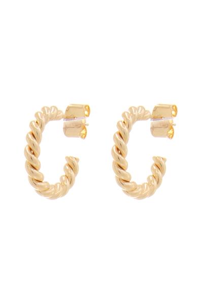 14K GOLD DIPPED HYPOALLERGENIC MADE IN KOREA CLASSIC METAL HOOP EARRING