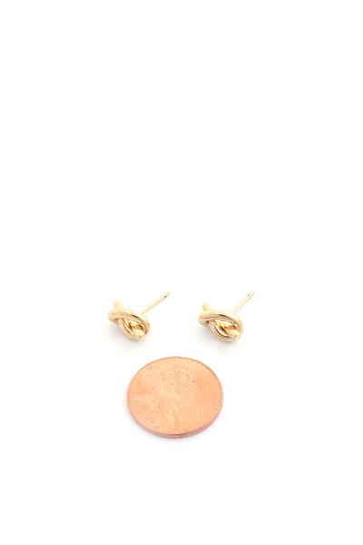 KNOT 14K GOLD DIPPED EARRING