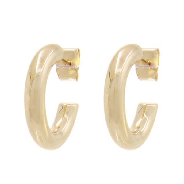 14K GOLD DIPPED HYPOALLERGENIC MADE IN KOREA CLASSIC 20MM METAL HOOP EARRING