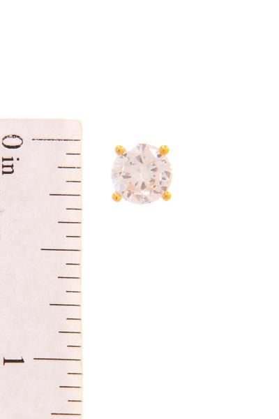 RHINESTONE CLASSIC STUD EARRING