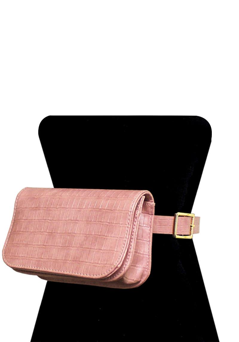 ANIMAL SKIN BELT BAG