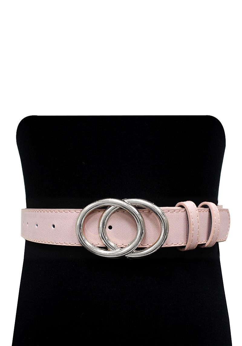 DOUBLE O RING METAL BUCKLE BELT