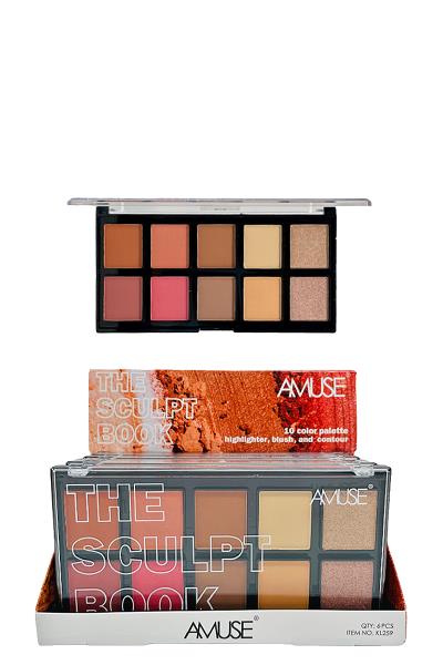 THE SCULPT BOOK 10 COLOR PALETTE 6 PCS