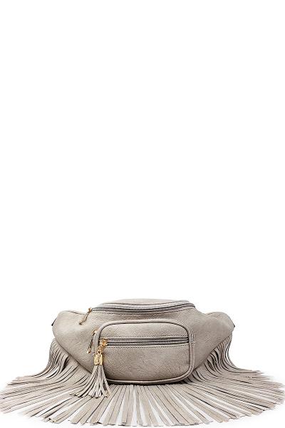 DESIGNER CHIC FRINGE WAIST BAG