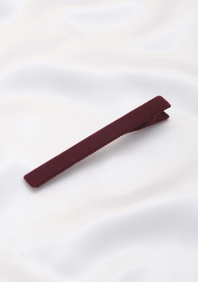 LONG BAR VELBET HAIR CLIP