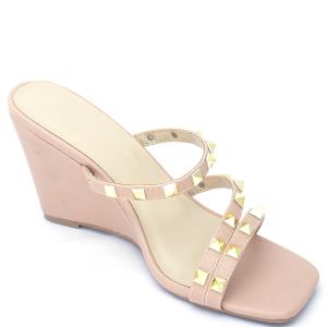 SPIKE STUD STRAP WEDGE HEEL 18 PAIRS