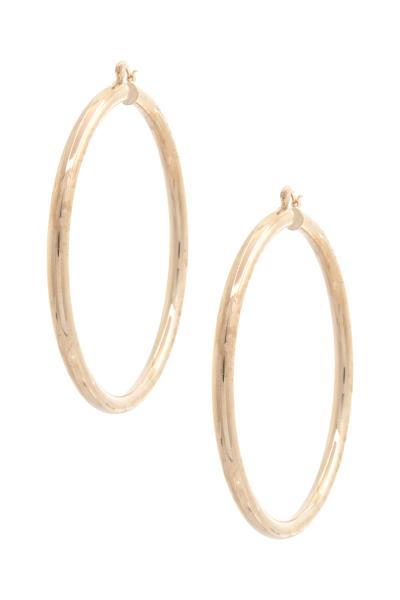 METAL HOOP EARRING