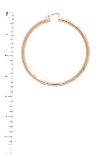 METAL HOOP EARRING