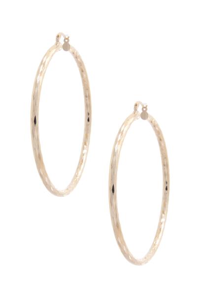 METAL HOOP EARRING