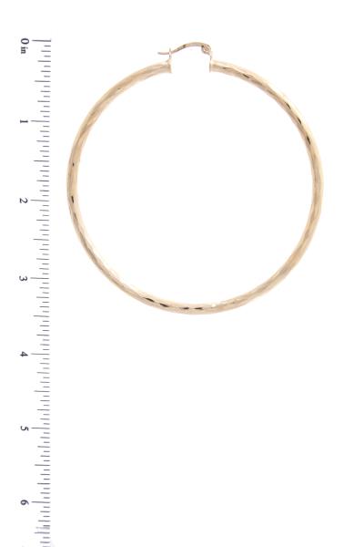 METAL HOOP EARRING