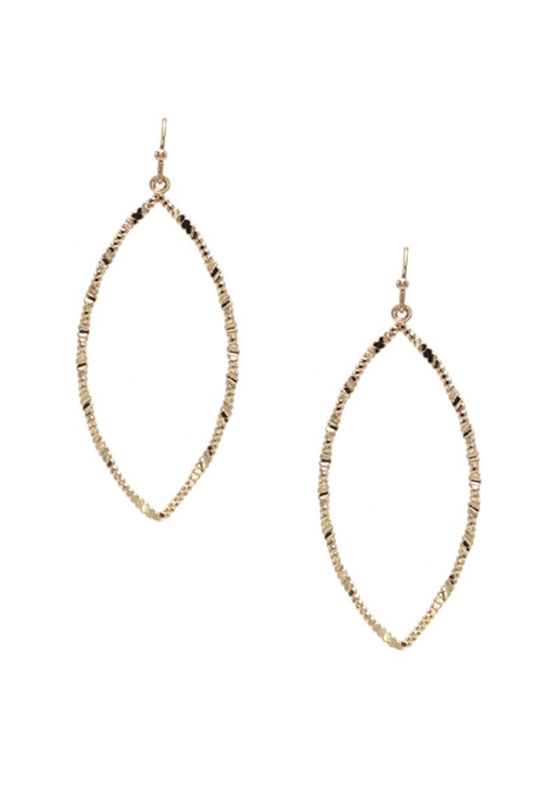 METAL CUT DANGLE EARRING