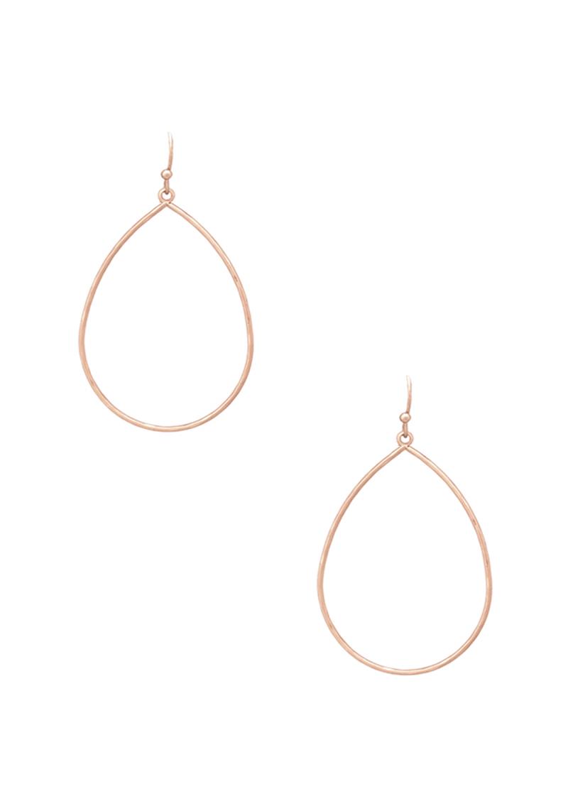 TEARDROP SHAPE DROP EARRING