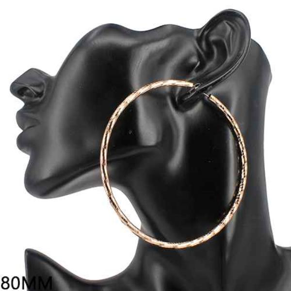 METAL HOOP EARRING