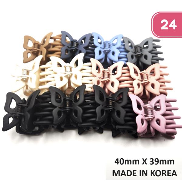 MINI BUTTERFLY HAIR CLAW CLIP 12 UNITS