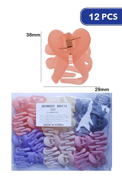 FASHION MINI HAIR CLAW CLIP 24 UNITS