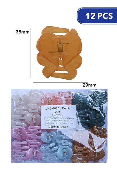 FASHION MINI HAIR CLAW CLIP 24 UNITS
