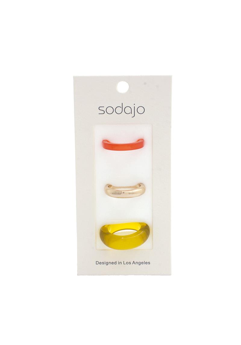 SODAJO 3PCS RING SET