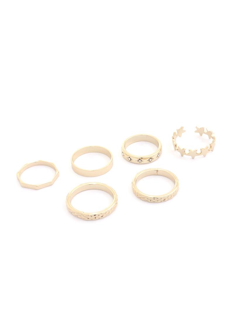 SODAJO STAR METAL RING SET