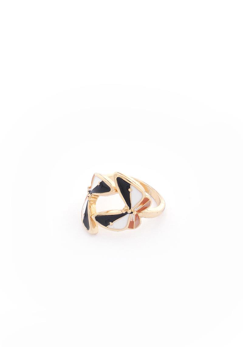 SODAJO DOUBLE BUTTERFLY RING