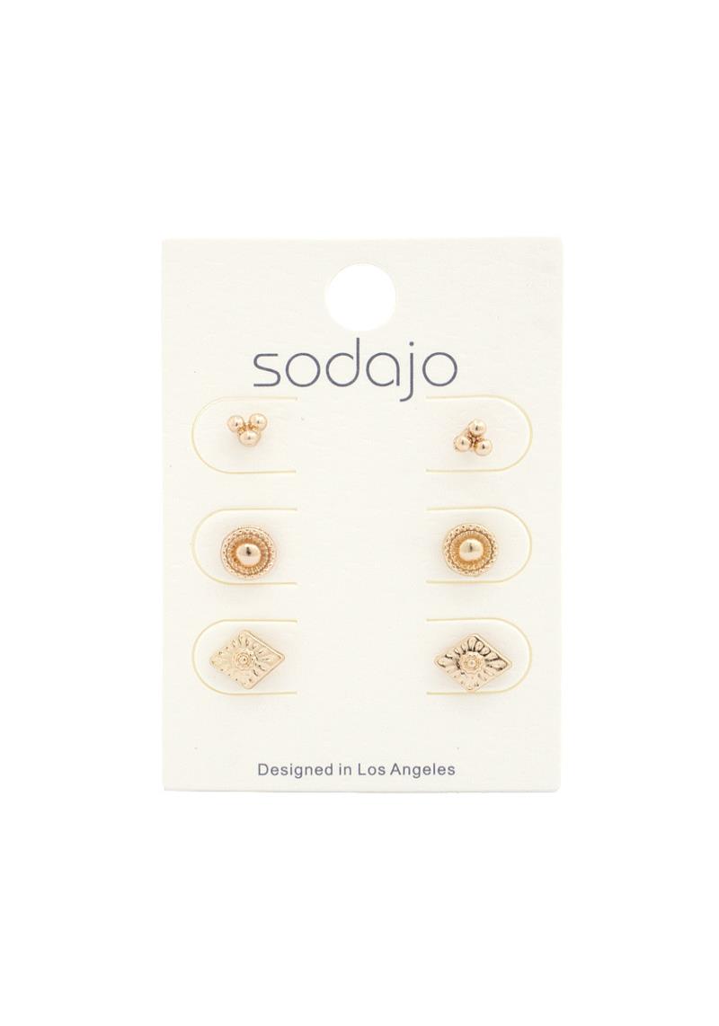 SODAJO METAL EARRING SET