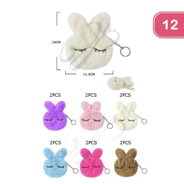 FASHION RABBIT MINI POUCH (12 UNITS)