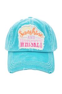 SUNSHINE AND WHISKEY CAP HAT