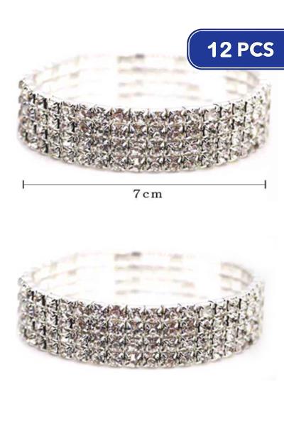 FASHION RHINESTONE BRACELET (12 UNITS)