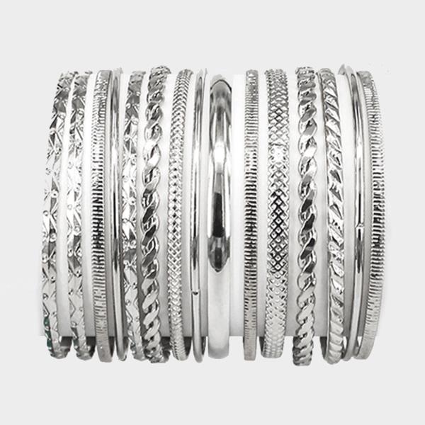 METAL MULTI BANGLE BRACELET