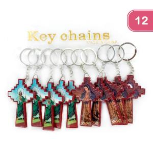 FASHION RELIGION KEY CHAIN (12 UNITS)