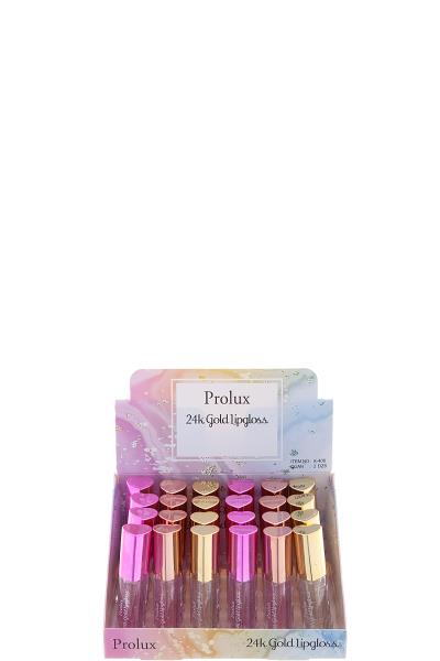 PROLUX 24K GOLD LIPGLOSS 24 PCS