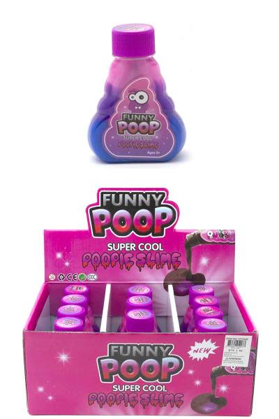 FUNNY POOP SUPER COOL POOP SLIME (12 UNITS)