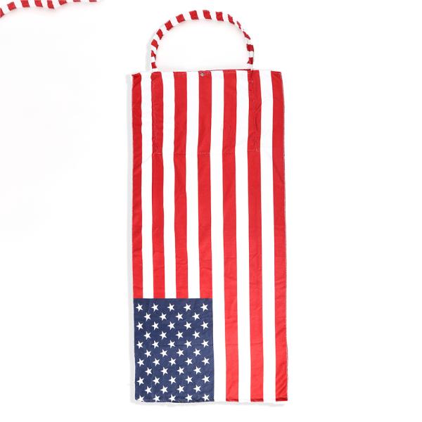 FASHION AMERICAN FLAG 2 IN 1 TOTE BEACH TOWEL
