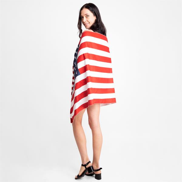 FASHION AMERICAN FLAG 2 IN 1 TOTE BEACH TOWEL