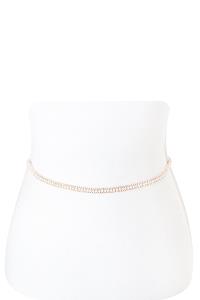 STYLISH PEARL METAL BELT