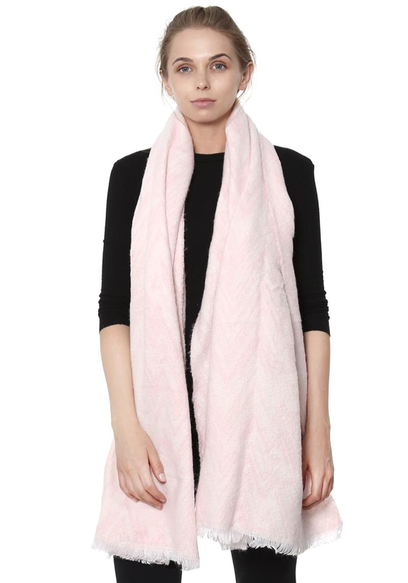 ZIG ZAG PRINTED OBLONG SCARF