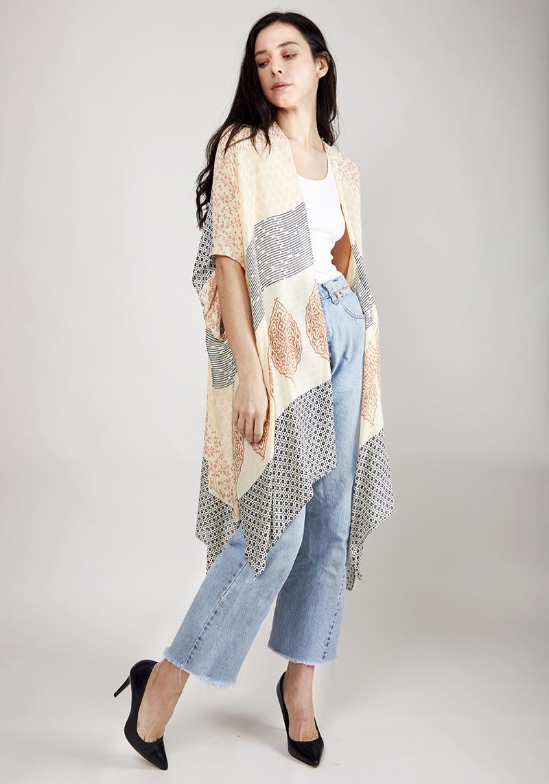 PRINTED COVER-UP / KIMONO