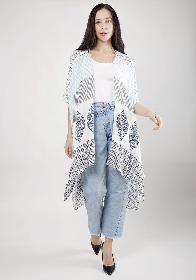 PRINTED COVER-UP / KIMONO