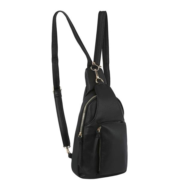 FASHION SMOOTH DESIGN ZIPPER BACKPACK