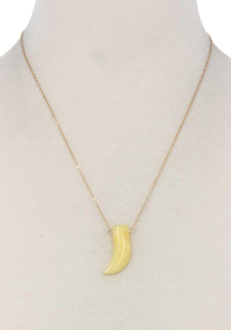 TOOTH PENDANT NECKLACE