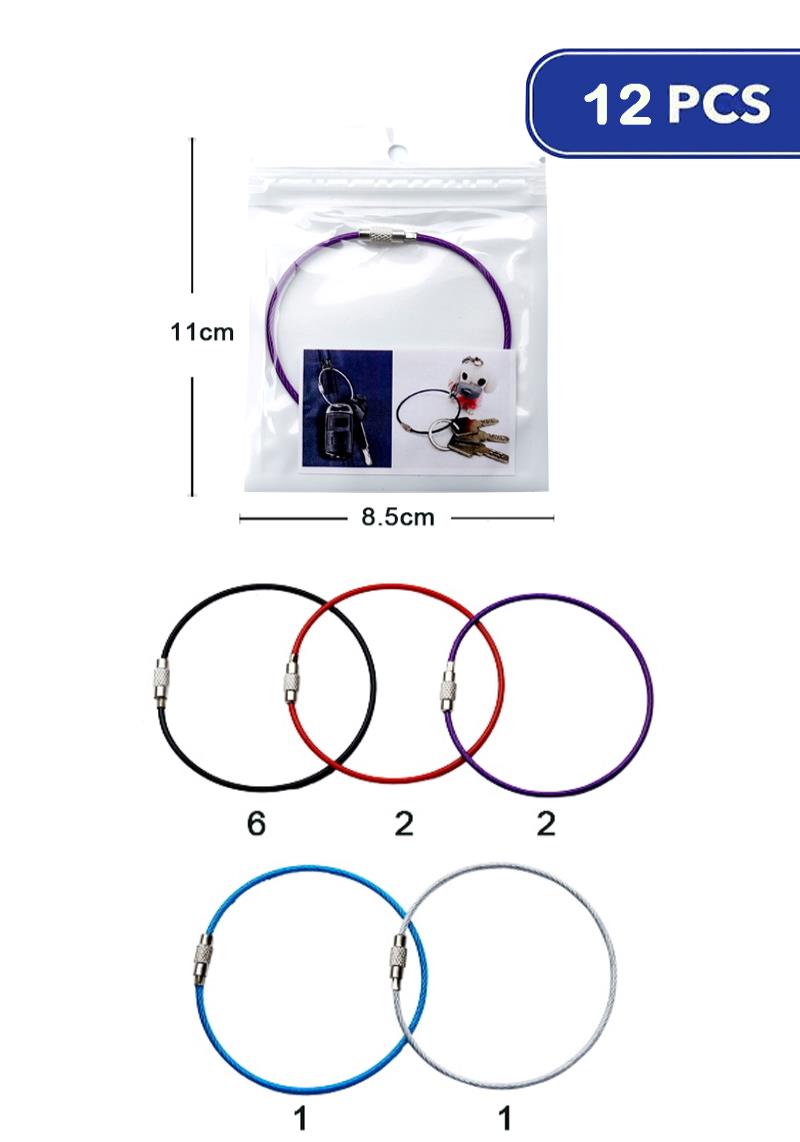 FASHION KEY CHAIN HOLDER (12 UNITS)
