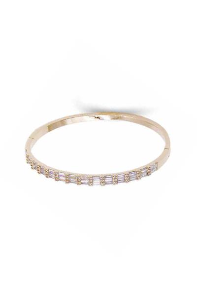 RHINESTONE BANGLE BRACELET