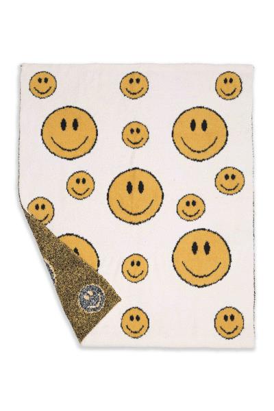 KID`S HAPPY FACE THROW BLANKET