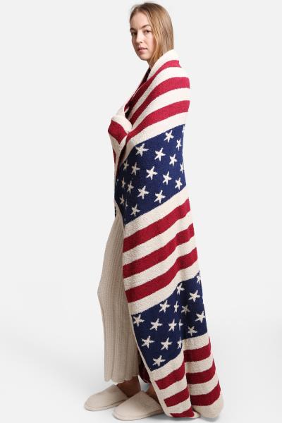 AMERICAN FLAG THROW BLANKET